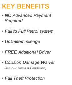 Malaga Car Hire Key Benefits